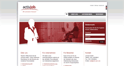 Desktop Screenshot of activ-job.com